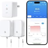 GoveeLife WiFi Refrigerator Thermometer Sensor with Alarm, 2-Pack &amp; Gateway | Monitor fridge/freezer temp remotely with app alerts &amp; buzzer 230ft range. For kitchen/hot tub, only support 2.4G Wi-Fi