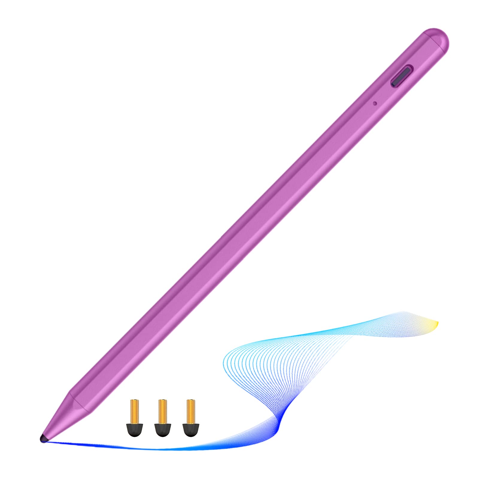 Stylus Pencil for Apple iPad Pen - Pencil iPad 6th 7th 8th 9th 10th A16 Generation Palm Rejection for Apple Pencil 2018-2025 iPad mini A17 6th 5th Air M2 M3 5th 4th 3rd Gen iPad Pro M4 11-12.9 Inch