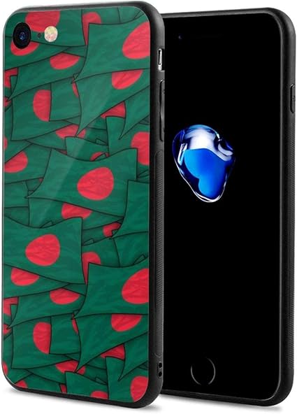 Amazon スマホケース Iphone 7 ケース Iphone 8ケース バングラデシュの旗の波のコラージュ 携帯ケース 耐衝撃 擦り傷防止 極薄 軽量 指紋防止 全面保護 携帯カバー 背面カバー ケース カバー 通販
