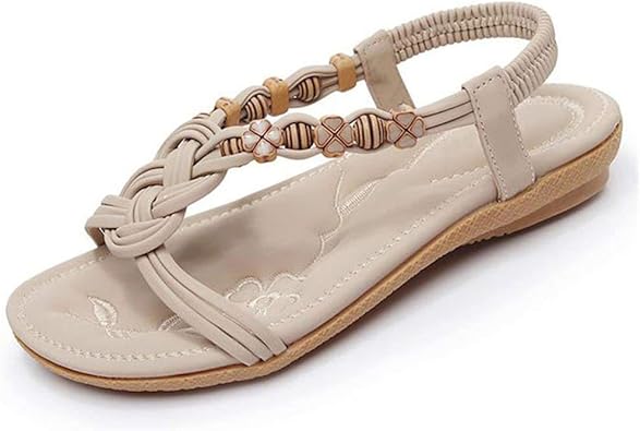 simple flat sandals for ladies
