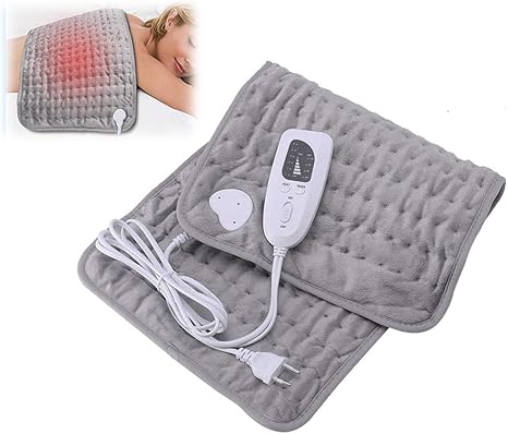 Hitechlife Elektrisch Verwarmingsmatras Grote Zachte Warmtekussens Voor Pijnverlichting In De Nek Buik Wasbare Verwarmde Deken 6 Verwarmingsniveaus En 4 Timerinstellingen Amazon Nl