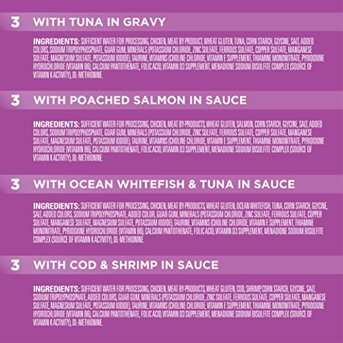 Whiskas Choice Cuts Seafood Selections Variety Pack Wet Cat Food, (48) 3 Oz. Pouches - Thumbnail 4