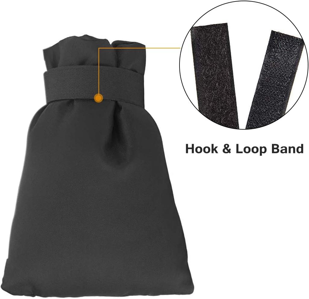NASUM Faucet Cover for Winter, Outdoor Faucet Covers 600D Heavy Duty Nylon Oxford Cloth, 7.5" L x 5.3" W Faucet Socks Freeze Protection, Outside Faucet Covers for Cold Weather 2 Pack (Black) : Garden & Outdoor