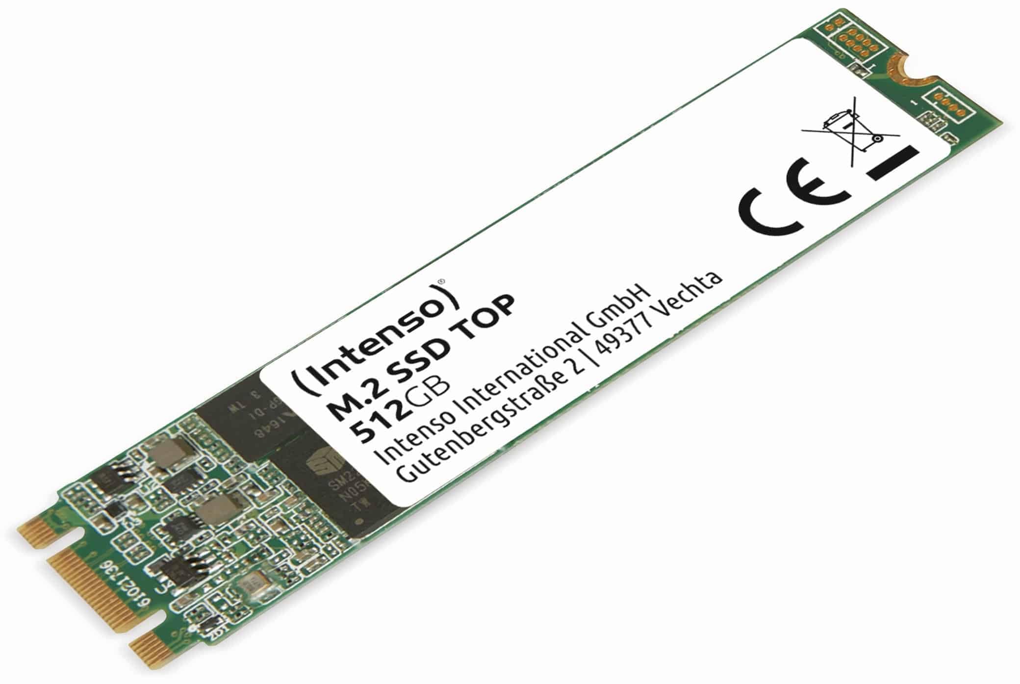 Intenso M.2 internal SSD SATA III Top 512 GB