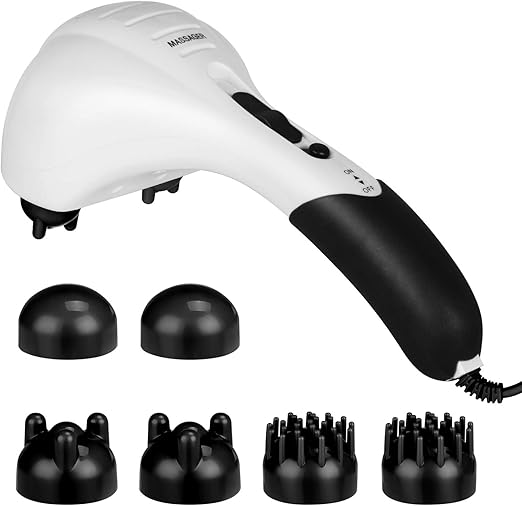Handheld Neck Back Massager Double Head Electric Full Body Massager