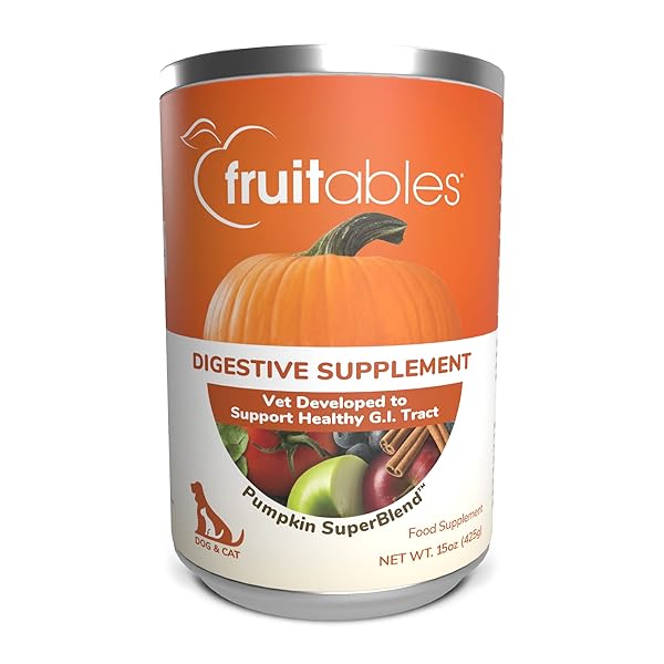 FRUITABLES PUMPKIN DIGESTIVE SUPPLEMENT, MADE WITH PUMPKINS FOR...