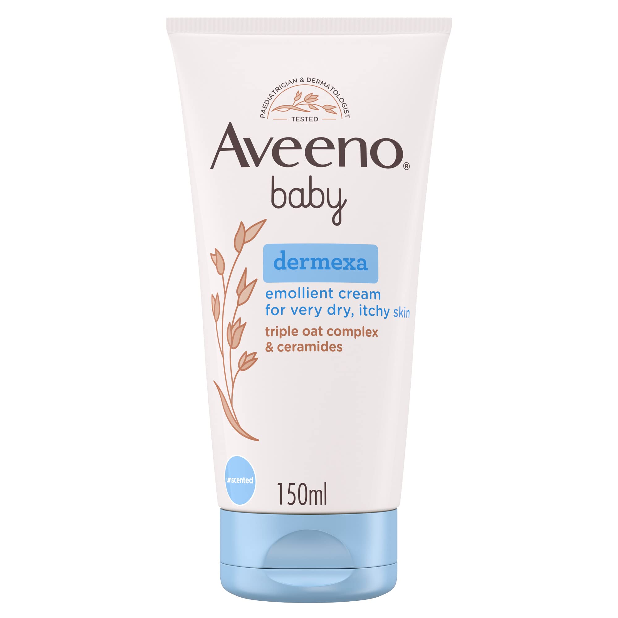Aveeno Baby Dermexa Emollient Cream Baby Lotion Dry & Itchy Skin (1 x 150ml)