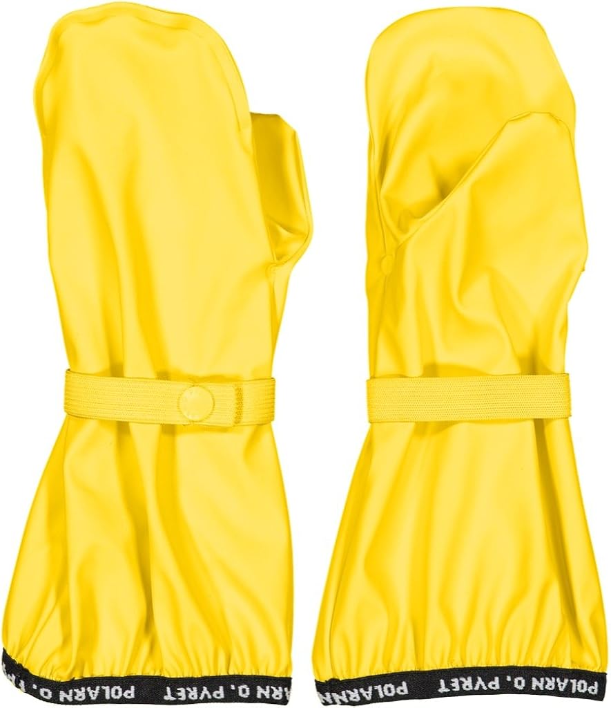 Polarn O. Pyret Waterproof RAIN Mitten - Maize/2-4 Years: Clothing