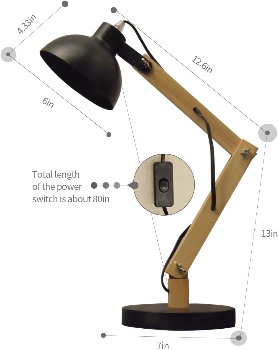 Simple Modern Creative Japanese Style Work Desk Lamp