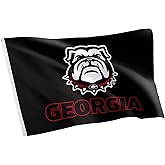 Desert Cactus University of Georgia Flag Bulldogs UGA Dawgs Banners 100% Polyester Indoor Outdoor 3x5 feet Flags (Design 4)