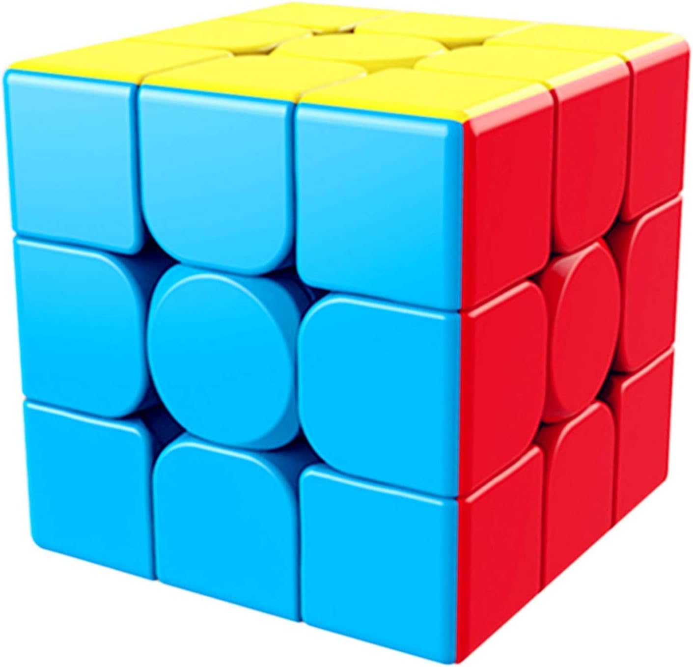 FAVNIC Magic Cube Profession - Fast Smooth Turning - Solid Durable & Stickerless Frosted, Best 3D Puzzle Magic Toy - Turns Quicker Than Original (MAGIC CUBE 3)