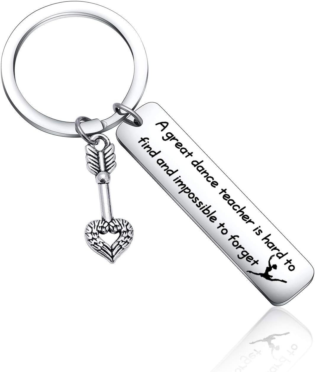 KeytellsDance Teacher Gift, Dance Teacher Keychain- Gift For Dance Instructor