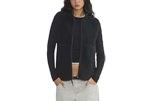 Womens Sherpa Fleece Vest Trendy Warm Sleeveless Vests Jacket Lightweight Zip Coats with Pockets