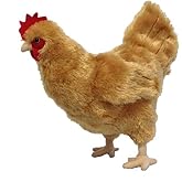 Adore 12" Standing Buffy the Hen Chicken Plush Stuffed Animal Toy