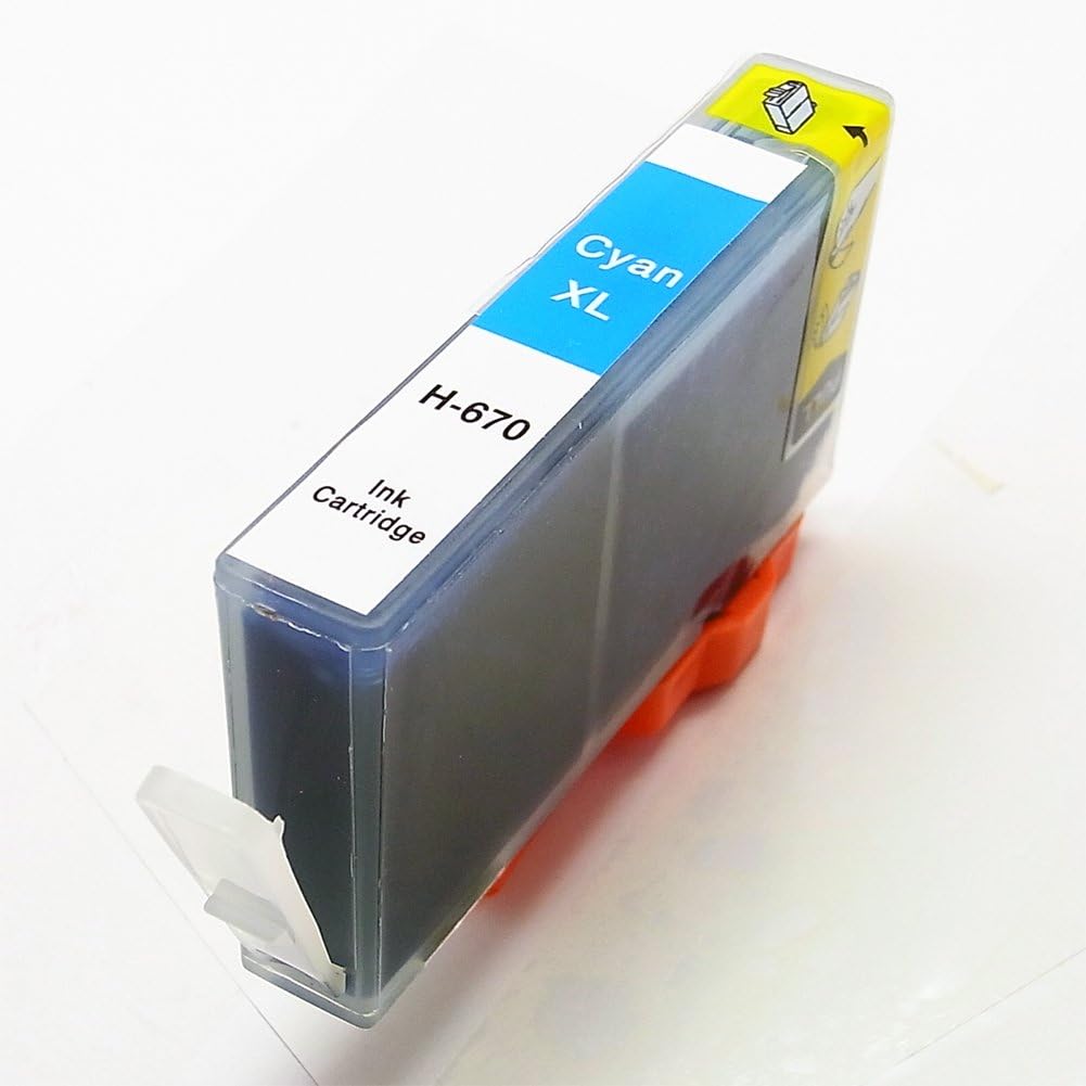 Generic Replacement Ink Cartridges Compatible With HP 670XL C(1C, Pack