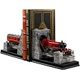 The Noble Collection Serre-Livres Poudlard Express Harry Potter – Train Officiel 14 Cm Résine Peinte Main