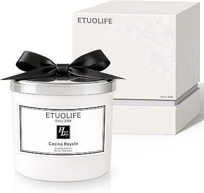 ETUOLIFE Luxury Scented Candle Gift Set Soy Wax Home Decor