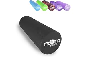 Maximo Fitness Foam Roller - High Density Exercise Roller for Trigger Point Self Massage, Muscle and Back Roller for Fitness, Physical Therapy, Yoga and Pilates, Gym Equipment