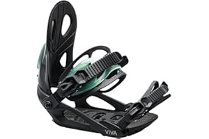 Roxy Viva Womens Snowboard Bindings, M/L, Black