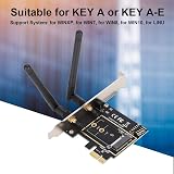 Kafuty-1 PCI-E 1X to KEY A-E Adapter NGFF M.2 WIFI Wireless Module Card view 3