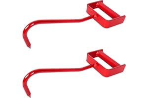 VIRTIONZ 11' Red Hay Hook Replaces Speeco 47010500 Feeders Fonts Troughs Farm (11' 2 Pack)