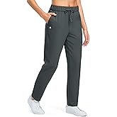G Gradual Fleece Lined Pants Women 27.5"/29" Golf Pants 3 Pockets Water Resistant Warm Sweatpants for Cold Weather