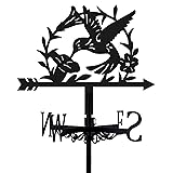 beinkmake 3D Hummingbird Weathervane Metal Wind