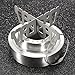 Lixada Titanium Alcohol Stove Rack Cross Stand Outdoor Camping Stove Stand Support Rack Mini Ultralight Portable Liquid Alcohol Stove Rack Support Stand (Style1)