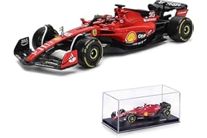 Xiangtat 1/43 F1 2023 SF23 16# Charles Leclerc Scuderia SF23 55# Carlos Sainz Alloy Car Die Cast Car Model Collection Gift (S