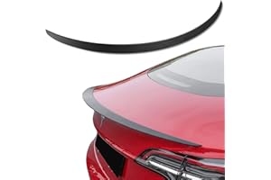 FLAMPETUS Fit Tesla Model Ｙ Spoiler Rear Spoiler Wing Lip Tail Trunk Spoiler Cover Compatible with 2017-2023 Tesla Model Ｙ Accessories, Matte Black