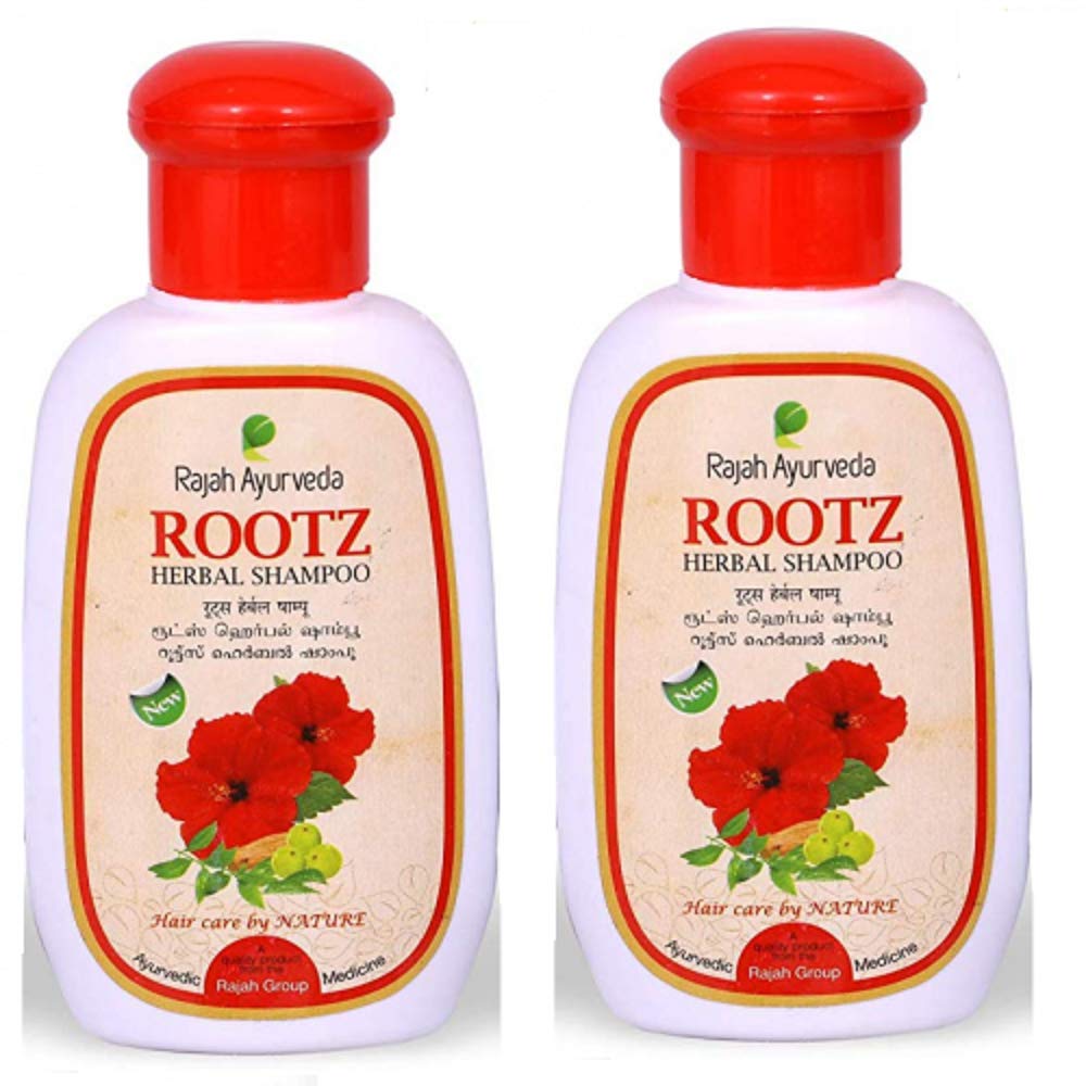 Buy Rajah Ayurveda Rootz Herbal Shampoo 100ml (Pack of 2) Online at