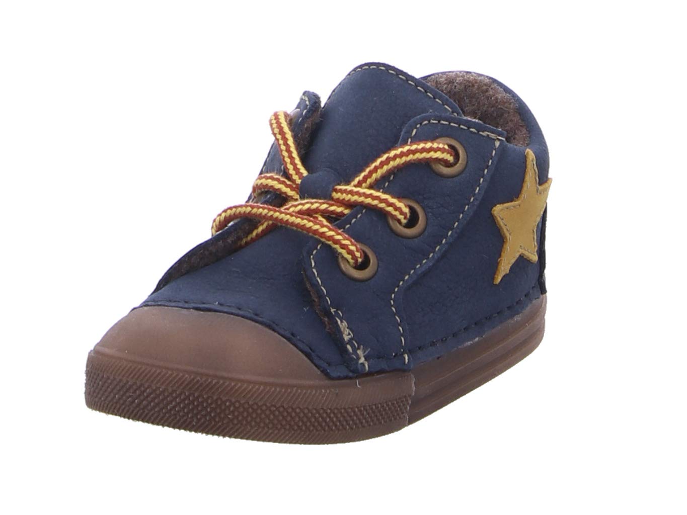 Däumling Baby_Boy's Kim-Barfuß Sneaker, Trapper Jeans, 4 UK Child