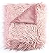 Orient Home Collection De Moocci Luxury Super Soft Mongolian Faux Fur Throw Blanket, 50 in 60 in, Cozy Warm Breathable, Best for Winter – Décor for Couch Bed, Pink