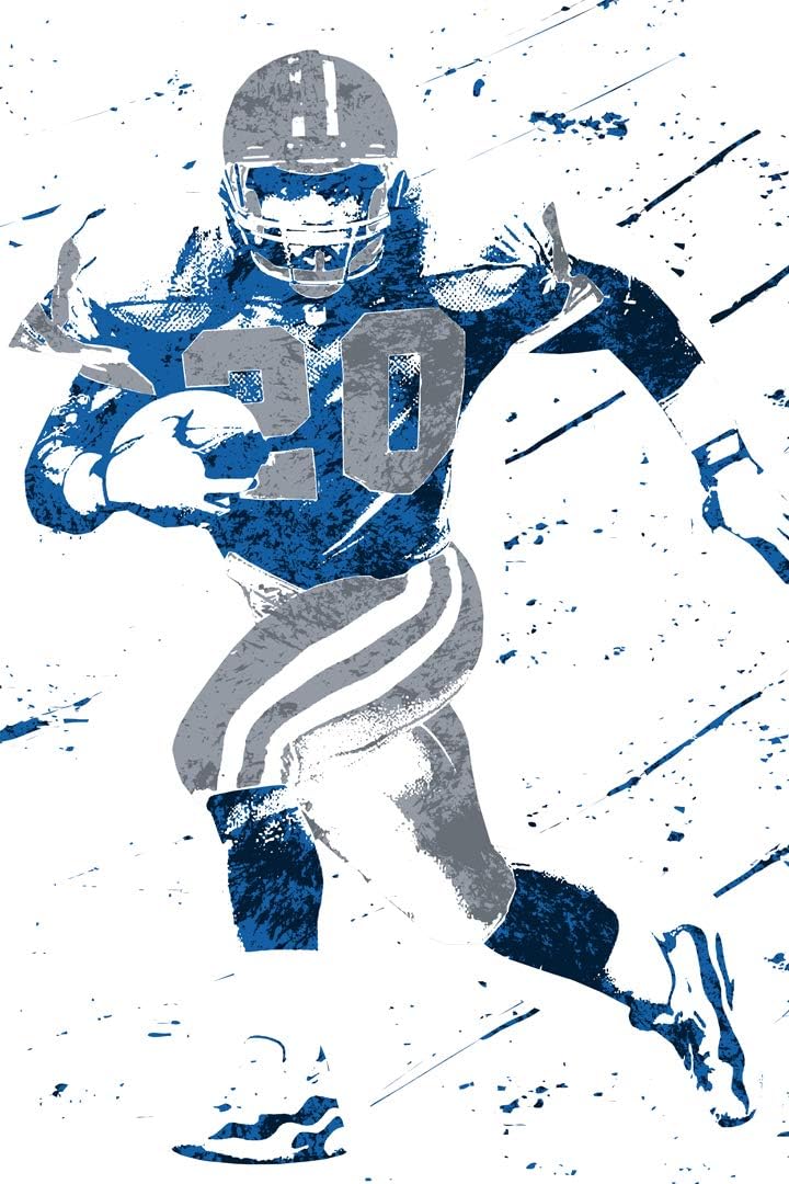 barry sanders nike poster