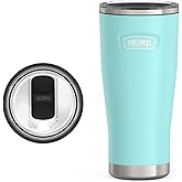 THERMOS ICON SERIES, Stainless Steel Tumbler with Slide Lock, 24 Ounce, Sea Green