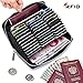 Credit Card Wallet Soft Leather RFID Blocking Card holder Case Zipper Purse Handbag for Women or Men primary