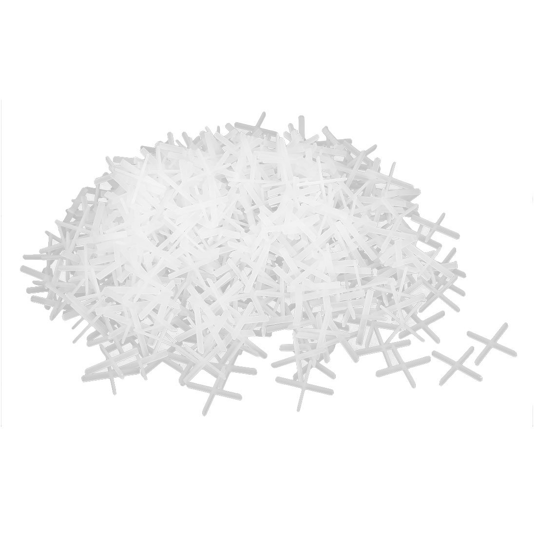 Sourcingmap Wall Floor Tile Plastic Cross Spacer 1mm White 1000pcs
