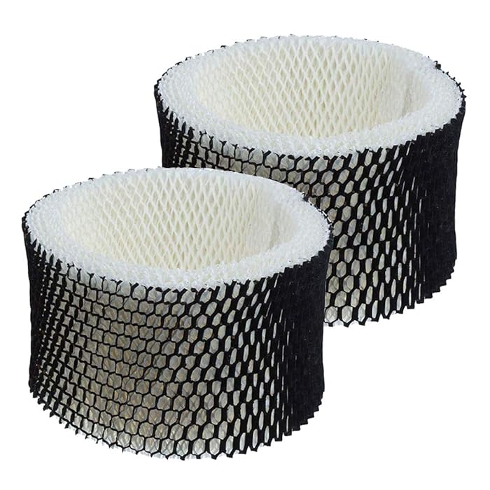 GHM Black Compatible Humidifier Filters for Holmes HWF62, Filter &ldquo; A&rdquo;，Replacement for Part # HWF62, HWF62D, HWF-62 & Hamilton Beach Part # 05910.（2 Pack）