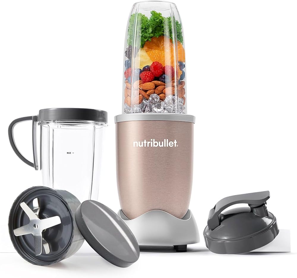 NutriBullet Blender 900 Series 24,000 RPM Kit – 8 Piece Includes Cups & Lids