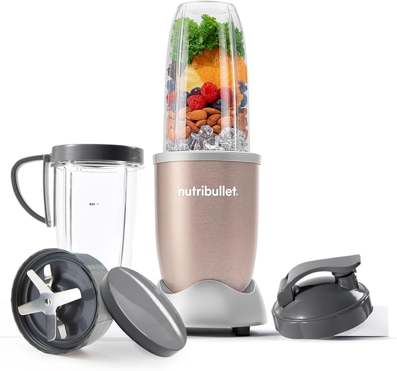 NutriBullet Blender 900 Series 24,000 RPM Kit – 8 Piece Includes Cups & Lids