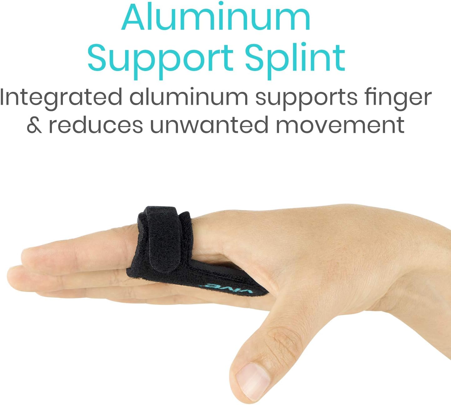 Vive Trigger Finger Splint - Support Brace for Middle, Ring, Index, Thumb and Pinky - Straightening Curved, Bent, Locked and Stenosing Tenosynovitis Hands - Tendon Lock Release Stabilizer Knuckle Wrap: Health & Personal Care