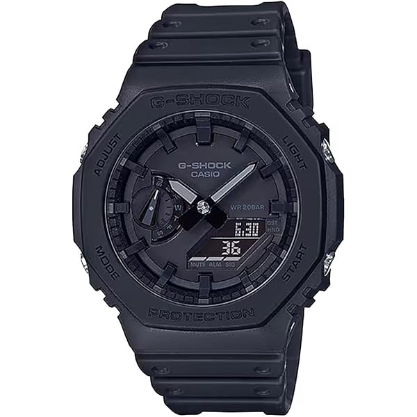 G-SHOCK GA-2100 デジタル腕時計　ブラック Amazon.com: Casio GA-2100-1A4ER G-Shock Neon Accent Quartz Watch