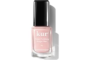LONDONTOWN kur Nail Ridge Filler - Smoother - Strengthener - Filler for Damaged Uneven Nails - Fortifying, Self Leveling Base, Vegan, Cruelty Free, Paraben Free, 0.4 fl oz