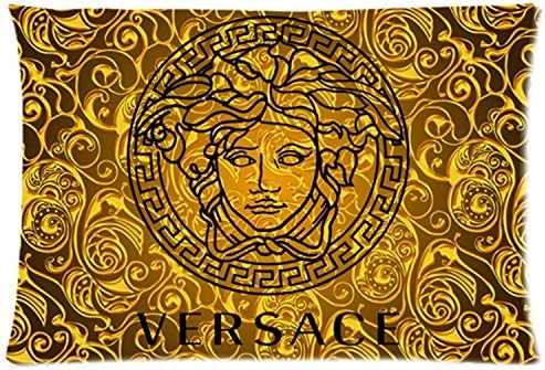 Custom Versace Decorative Cotton Zippered Pillow Cases 20x30 (Twin sides)