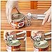 KOLPCTT Portable Can/Bottle Opener Manual Kitchen Tool, Professional Ergonomic Heavy Duty Safety, Stainless Steel Multifunctional