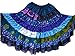 1-7 Yard Tribal Gypsy Maxi Tiered Skirt Belly Dancing Skirts Silk Blend Banjara Fits S M L XL (Assorted) (Colourful Shades)