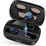 Wireless Earbuds, NEEKFOX IPX7 Waterproof Bluetooth 5.0 Headphones, Deep Bass Stereo Earphones Sports in-Ear Headset 120 Hour