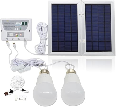 Gvshine 6w Panel Foldable Solar Mobile Light System Solar Home Dc System Kit 37v Lithium Battery 6w Foldable Panel Solar Home System Kit