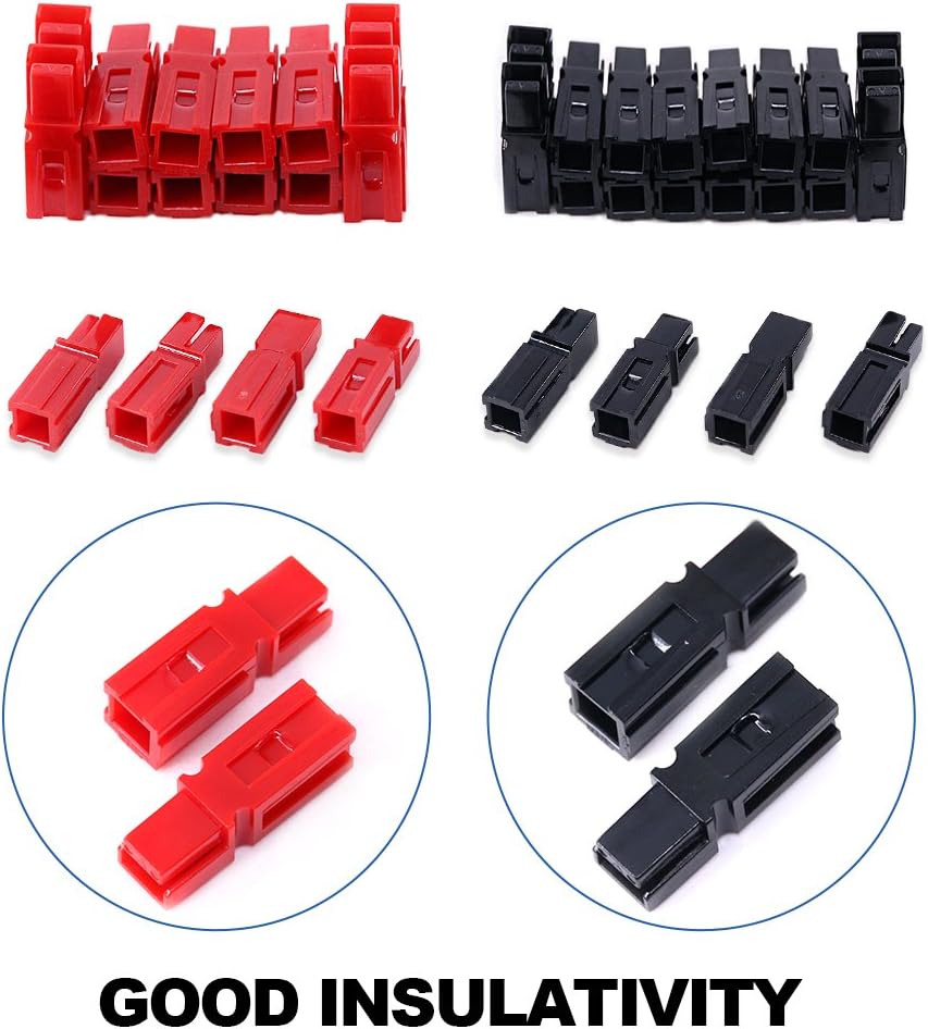 Glarks 20 Pair 30AMP Quick Disconnect Power Terminals Connectors, Red Black Quick Connect Battery Connector Modular Power Connectors Set: Electronics
