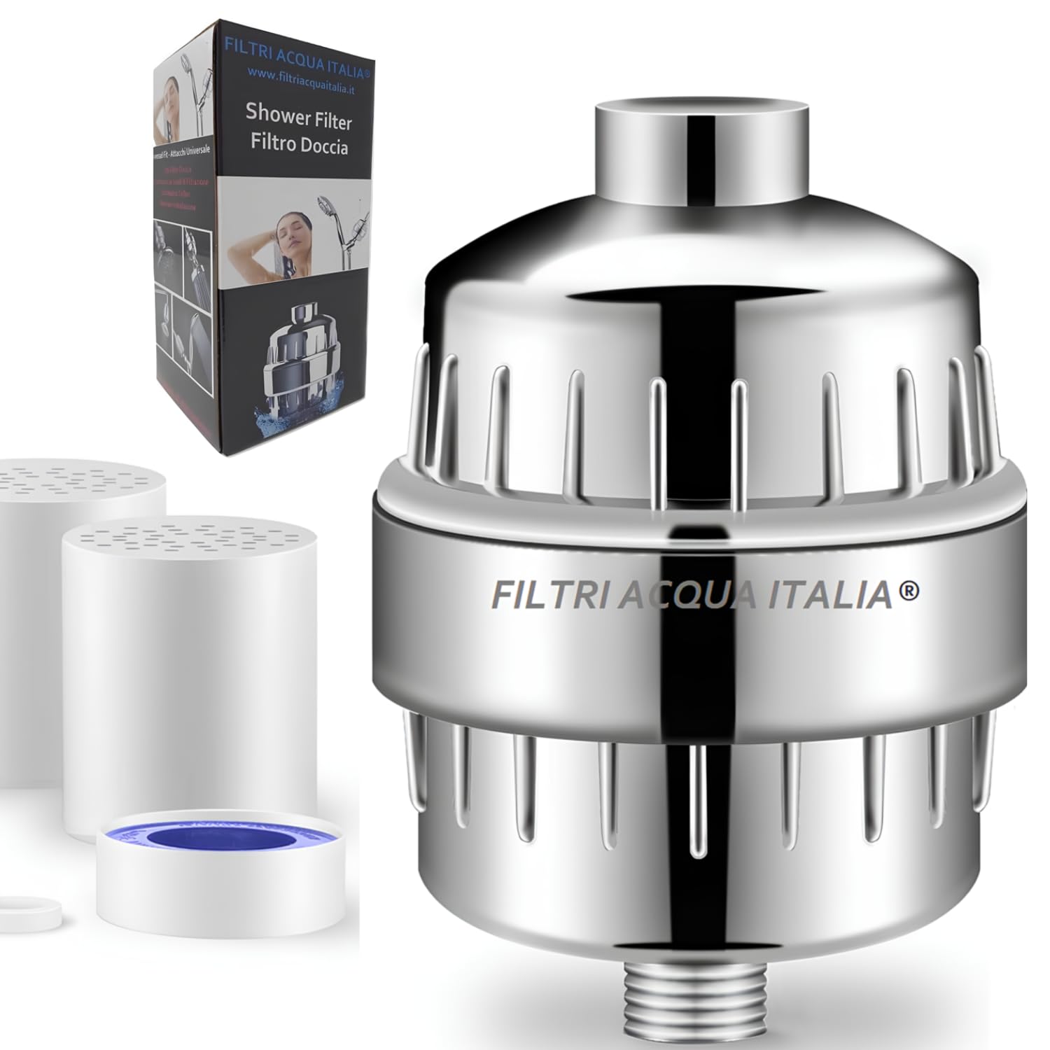 Water Filters Italy Anti-Limescale Shower Filter